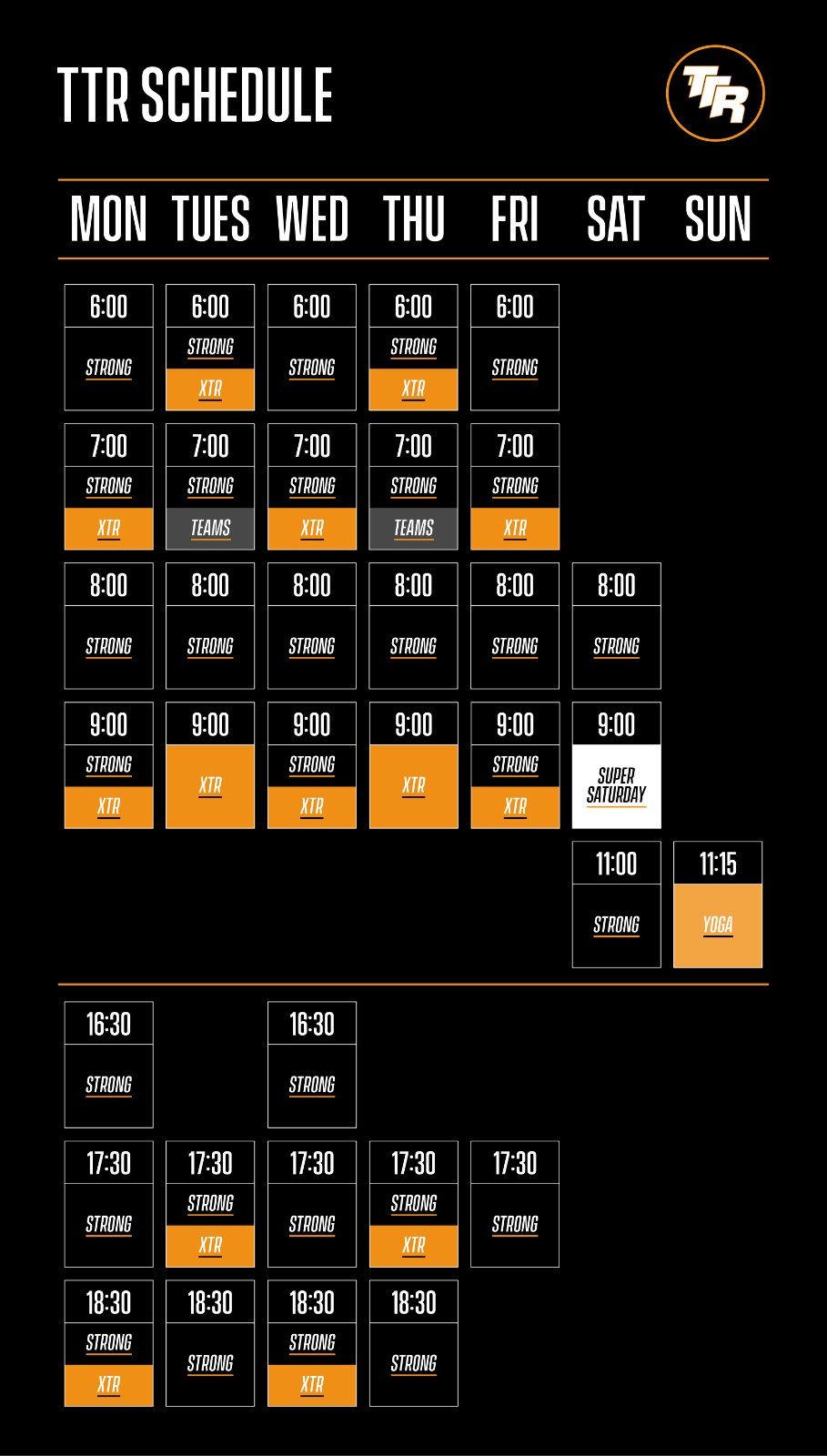 Schedule